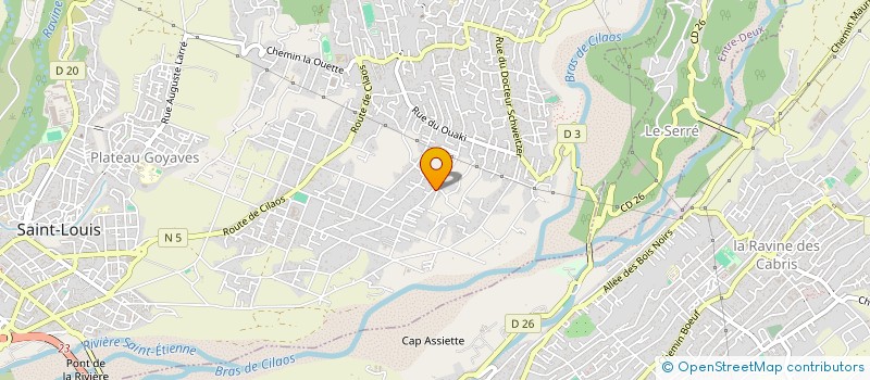 localisation de l'entreprise MONSIEUR RICHARD CRODIER  SAINT-LOUIS