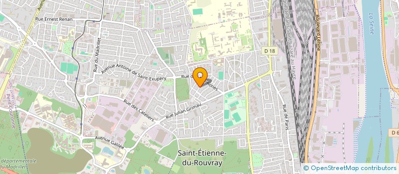 localisation de l'entreprise MONSIEUR RICHARD CYRAN  SAINT-ETIENNE-DU-ROUVRAY