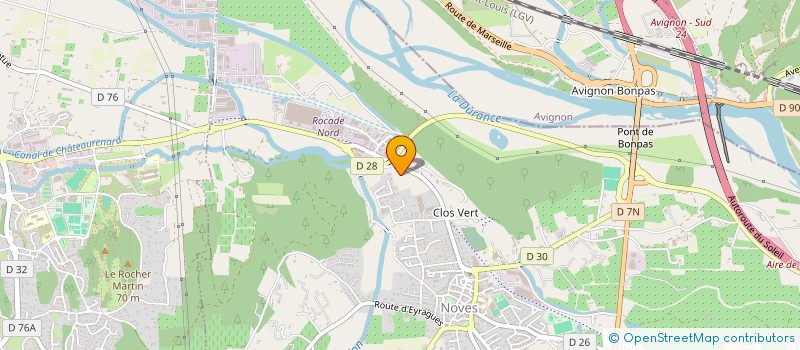 localisation de l'entreprise MONSIEUR RICHARD DAL CANTO  NOVES