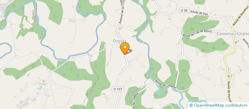 localisation de l'entreprise MONSIEUR RICHARD DANGOUMAU  OZOURT