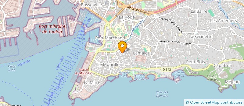 localisation de l'entreprise MONSIEUR RICHARD DARMON  TOULON