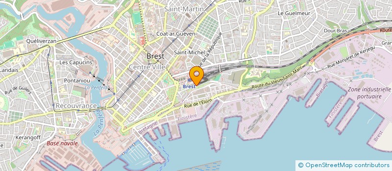 localisation de l'entreprise MONSIEUR RICHARD DARTEVEL  BREST