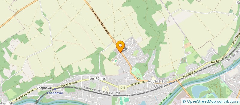 localisation de l'entreprise MONSIEUR RICHARD DASSON  AUVERS-SUR-OISE