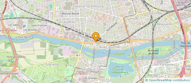 localisation de l'entreprise MONSIEUR RICHARD DAUGY  TOURS