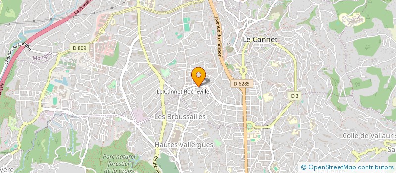 localisation de l'entreprise MONSIEUR RICHARD DAVID à LE CANNET