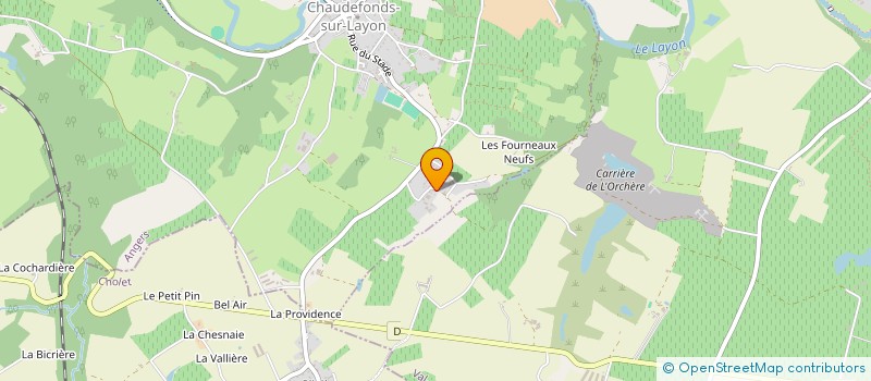 localisation de l'entreprise MONSIEUR RICHARD DAVY  CHAUDEFONDS-SUR-LAYON