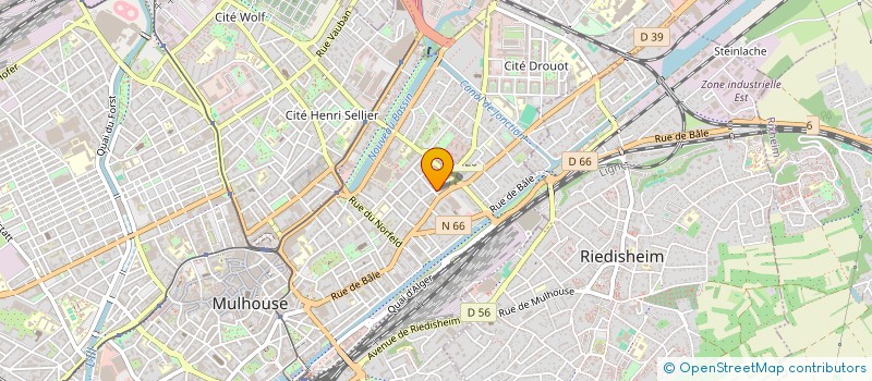 localisation de l'entreprise MONSIEUR RICHARD DE MENDITTE  MULHOUSE