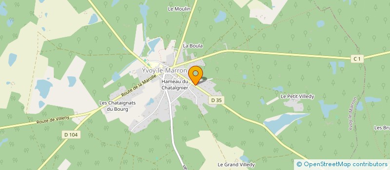 localisation de l'entreprise MONSIEUR RICHARD DEBEAUMONT  YVOY-LE-MARRON