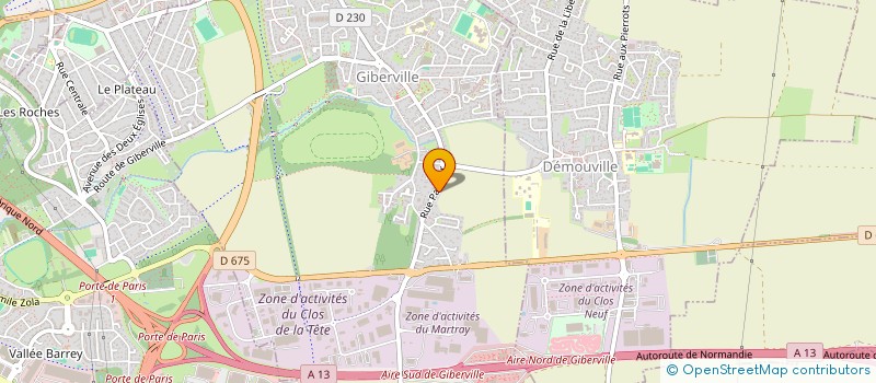 localisation de l'entreprise MONSIEUR RICHARD DELAMARE  COLOMBELLES