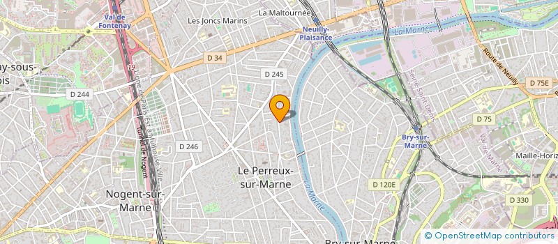 localisation de l'entreprise MONSIEUR RICHARD DELEPLANQUE à LE PERREUX-SUR-MARNE
