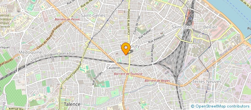 localisation de l'entreprise MONSIEUR RICHARD DELMAS à BORDEAUX
