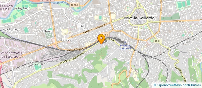 localisation de l'entreprise MONSIEUR RICHARD DELRIEUX à BRIVE-LA-GAILLARDE