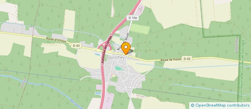 localisation de l'entreprise MONSIEUR RICHARD DELRIVE  LIPOSTHEY