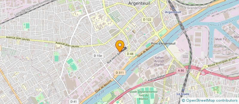 localisation de l'entreprise MONSIEUR RICHARD DEMONGEOT  ARGENTEUIL