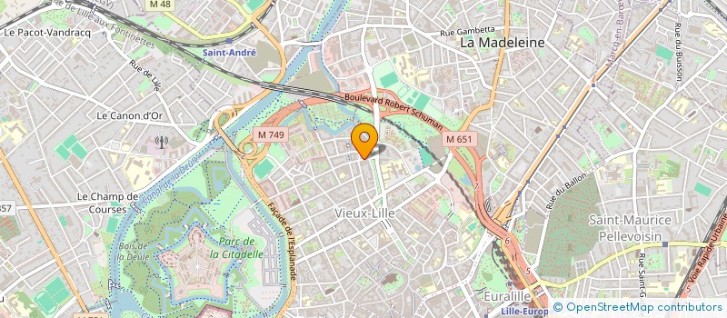 localisation de l'entreprise MONSIEUR RICHARD DERANCOURT à LILLE