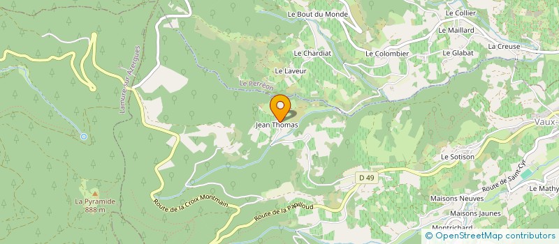 localisation de l'entreprise MONSIEUR RICHARD DESBAT  VAUX-EN-BEAUJOLAIS