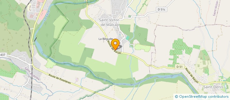 localisation de l'entreprise MONSIEUR RICHARD DESIRA NADAL  SAINT-VICTOR-DE-MALCAP