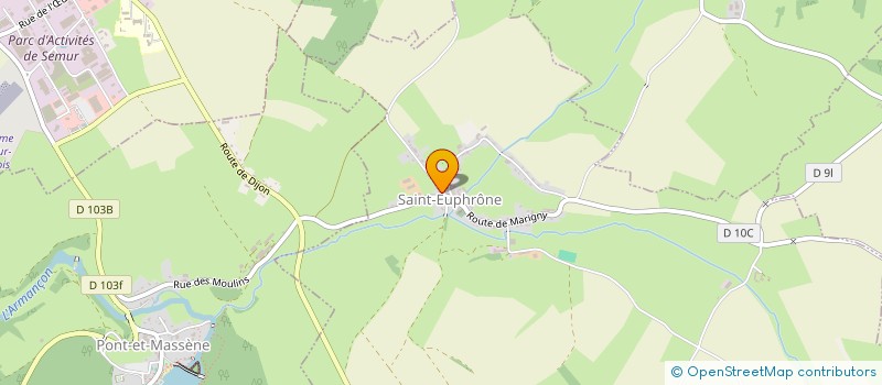 localisation de l'entreprise MONSIEUR RICHARD DESPLAIN  SAINT-EUPHRONE