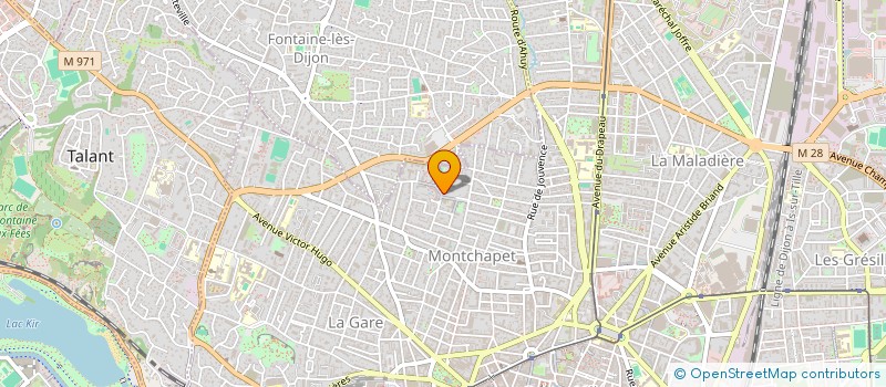 localisation de l'entreprise MONSIEUR RICHARD DESSEIGNE  DIJON