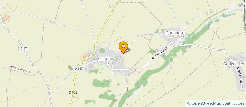 localisation de l'entreprise MONSIEUR RICHARD DESTRUEL  FERRIERES