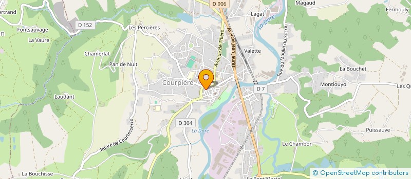 localisation de l'entreprise MONSIEUR RICHARD DEVERCHERE à COURPIERE