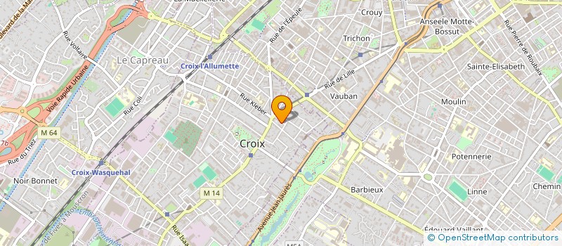 localisation de l'entreprise MONSIEUR RICHARD DEVOS à CROIX