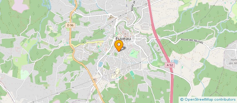 localisation de l'entreprise MONSIEUR RICHARD DEYROLLES  FUVEAU