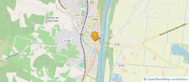 localisation de l'entreprise MONSIEUR RICHARD DIEU à BOURG-SAINT-ANDEOL