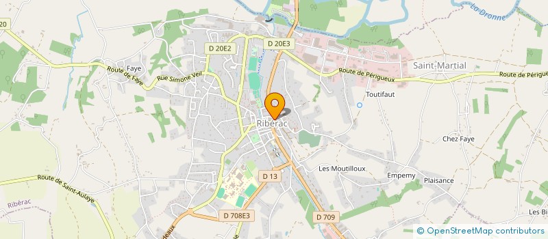 localisation de l'entreprise MONSIEUR RICHARD DOUARD  RIBERAC