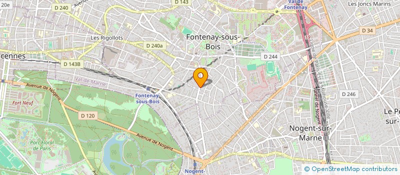 localisation de l'entreprise MONSIEUR RICHARD DOUSSEAU à FONTENAY-SOUS-BOIS