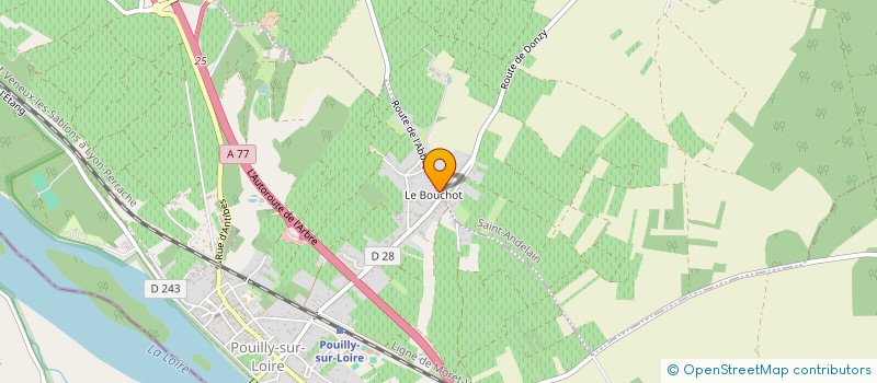 localisation de l'entreprise MONSIEUR RICHARD DROUILLOT  ST ANDELAIN