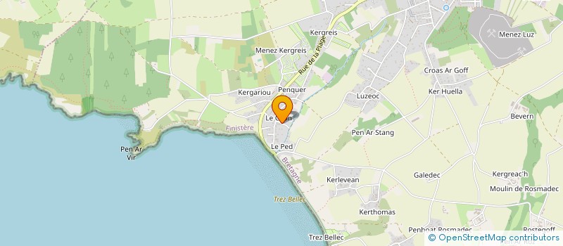 localisation de l'entreprise MONSIEUR RICHARD DULISCOUET  TELGRUC-SUR-MER