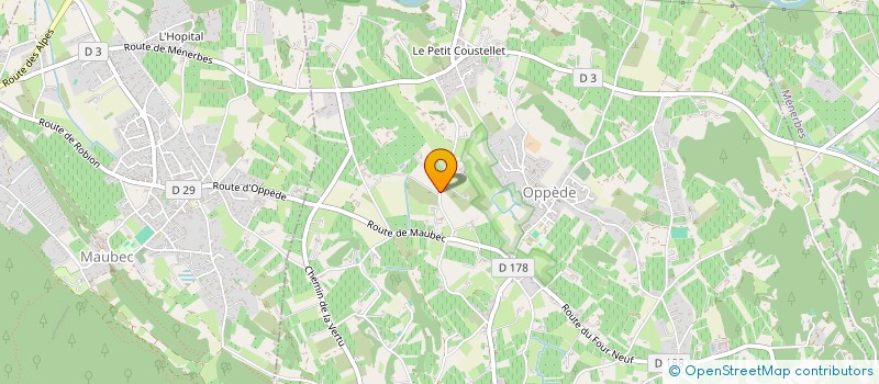 localisation de l'entreprise MONSIEUR RICHARD DUMAS  OPPEDE