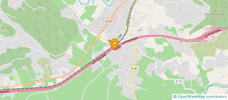 localisation de l'entreprise MONSIEUR RICHARD DUMAS  VIDAUBAN