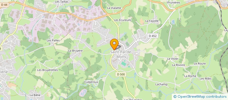 localisation de l'entreprise MONSIEUR RICHARD DUMAS  SAINT-PAL-DE-MONS