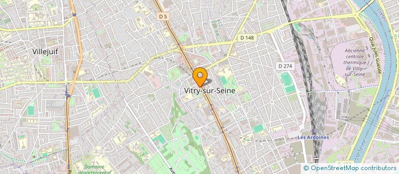 localisation de l'entreprise MONSIEUR RICHARD DUPUIS à VITRY-SUR-SEINE