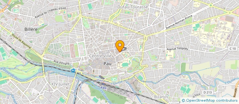 localisation de l'entreprise MONSIEUR RICHARD DURU à PAU