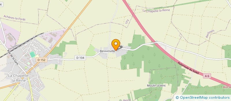 localisation de l'entreprise MONSIEUR RICHARD DUVAUCHELLE  LA CHAPELLE-LA-REINE