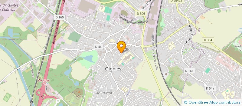 localisation de l'entreprise MONSIEUR RICHARD DZIATKIEWICZ  OIGNIES