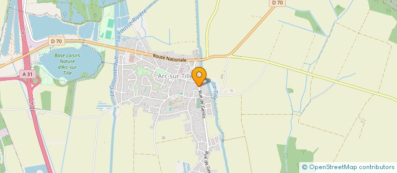 localisation de l'entreprise MONSIEUR RICHARD ENIO NOEL PUGLIESI  ARC-SUR-TILLE