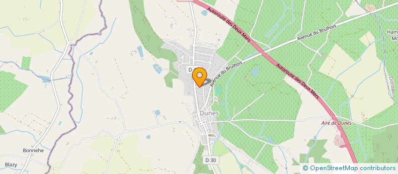 localisation de l'entreprise MONSIEUR RICHARD ETIENNE  DUNES