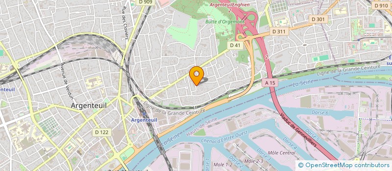 localisation de l'entreprise MONSIEUR RICHARD FANTON  ARGENTEUIL