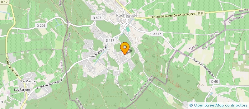 localisation de l'entreprise MONSIEUR RICHARD FARE  ROCHEGUDE