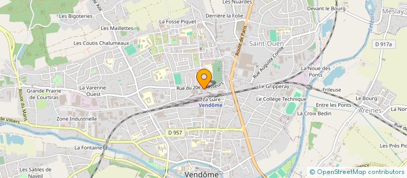 localisation de l'entreprise MONSIEUR RICHARD FAU  VENDOME