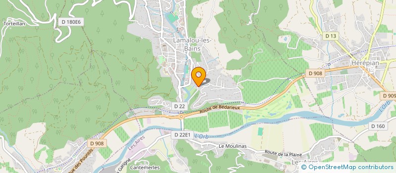 localisation de l'entreprise MONSIEUR RICHARD FERAL à LAMALOU-LES-BAINS