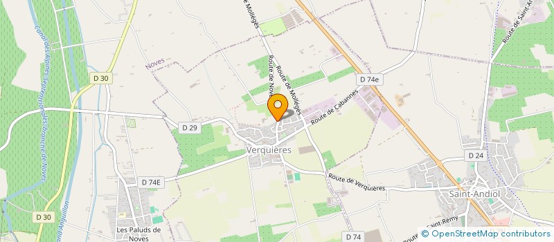 localisation de l'entreprise MONSIEUR RICHARD FERRETTI  VERQUIERES