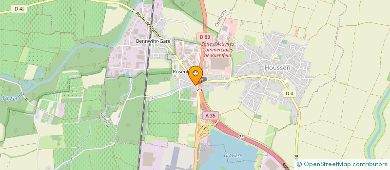 localisation de l'entreprise MONSIEUR RICHARD FERRY  HOUSSEN