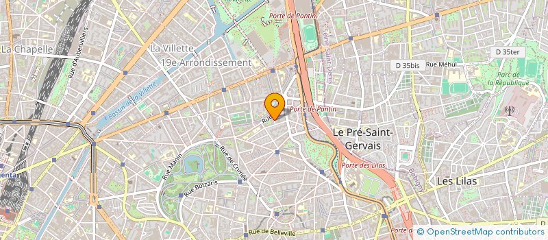 localisation de l'entreprise MONSIEUR RICHARD FIELDING  PARIS 19