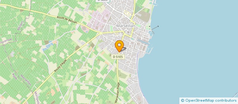 localisation de l'entreprise MONSIEUR RICHARD FITOUSSI à MARSEILLAN