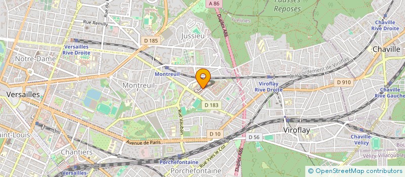 localisation de l'entreprise MONSIEUR RICHARD FLAMENT à VERSAILLES